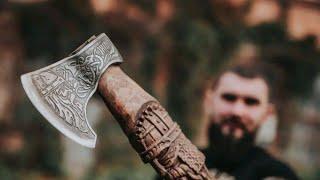 Forged: Valknut Medieval Viking Battle Axe  @BabuLohar_swordmaker