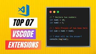 7 VsCode Extensions Every Developer Needs in 2023!