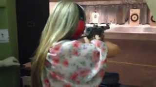 L0VELY L1Z full auto at the range