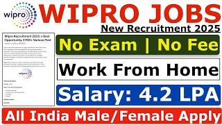 Wipro Recruitment 2025 | Wipro Jobs For Freshers 2025 | 12th & Graduate | Job Vacancy 2025  MNC Jobs