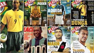 Capas da Revista Placar que marcaram época no Futebol brasileiro. #futebolbrasileiro #fy #esports