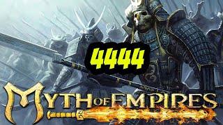 ТЕСТ НОВОЙ КАРТЫ | MYTH OF EMPIRES | КЛАН 4444 | 3Й ДЕНЬ!