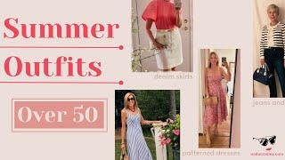 Summer Outfit Ideas on REAL Women Over 50 | HUGE Summer Lookbook!