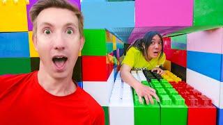 100 Layers of LEGO Obstacle Course Battle