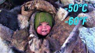 harsh life of Chukchi nomads in Arctic. No gadgets no pampers