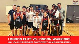 London Elite vs London Warriors | 2022/23 NBL U14 Southwest Premier (Extended Highlights)