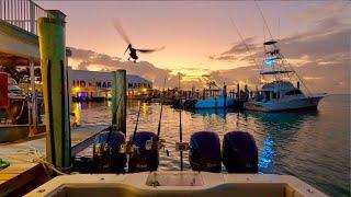 Sunrise at Bud n' Mary's Marina in Islamorada, Florida Keys