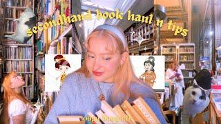 secondhand book haul + tips (hunting and gathering fr)