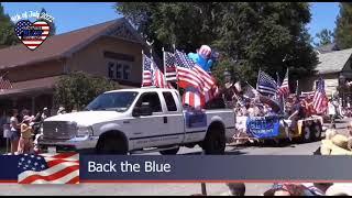 Back the Blue Nevada County in Nevada County Media's Parade Footage...