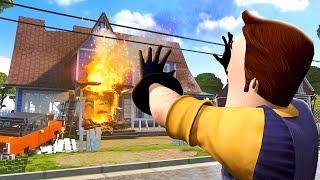 DESTROYING Hello Neighbor House - Teardown Mods Gameplay