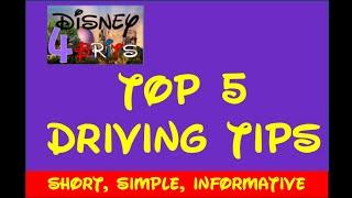 Disney4Brits Top 5 - Driving