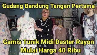 Gamis,Tunik, Midi, Daster Rayon. Dari Bandung Tangan Pertama. Mulai 40 Ribu.