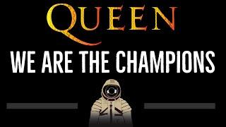 Queen • We Are the Champions (CC)  [Karaoke] [Instrumental Lyrics]