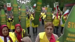 اعتراض ایرانیان علیه حضور روحانی در نیویورک همزمان با جلسه شورای امنیت