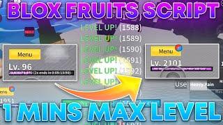 Blox Fruit New Script Max Level in 1 minutes fluxus/arceus/delta script/hack Just 1 Click Max Level