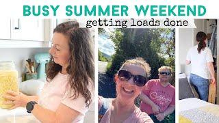 BUSY SUMMER WEEKEND I Home DIY's | Getting Loads Done At Home