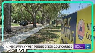 Controversy over rezoning proposal for Pebble Creek Golf Course