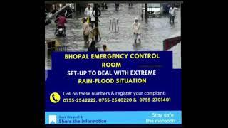 kindly share this helpline number everywhere bhopalis..stay home!##staysafethismonsoon##