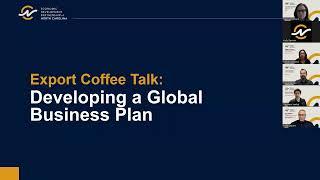 Developing a Global Business Plan - Export Coffee Talk with EDPNC