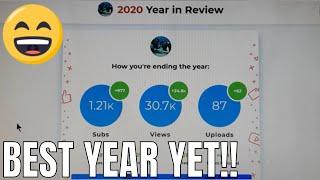 My 2020 On Youtube ( Best Year Yet!! )