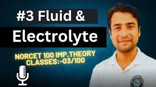 Fluid and Electrolyte || Balance & Imbalance || #norcet #nursing #nursingofficer #electrolytes