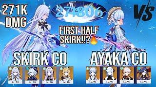 How Skirk C0 (DPS + Swap) CRUSHED First Half!? vs Ayaka C0 (Spiral Abyss Floor 12) | Genshin Impact