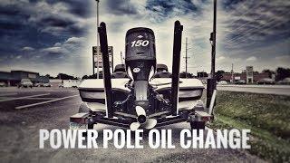 Power Pole Maintenance - Oil Change