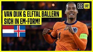 Oranje im Torrausch - Elftal in Top-Form nach Deutschland: Niederlande - Island | Testspiel | DAZN