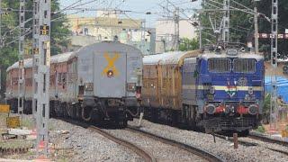 Perfect CROSSING Trains 10 | Super Fast Meets Super Fast | Freight Train Meets Super Fast | I R