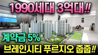 브레인시티 푸르지오 1990세대 계약금5% 선착순동호지정중 평택 미분양아파트