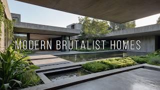 Modern Brutalist Homes: Raw Concrete Meets Contemporary Luxury