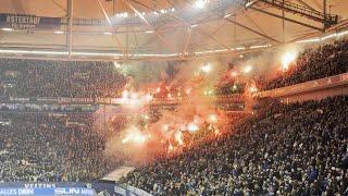 FC Schalke 04 - SC Preussen Münster starker Support von fast 7000 Fans aus Münster