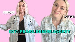 DIY: Pearl Denim Jacket