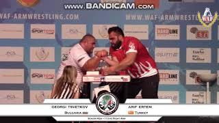 ARIF ERTEM VS GEORGI TSVETKOV WAC ARMWRESTLING 2018