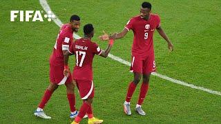 Qatar's First Goal At The FIFA World Cup