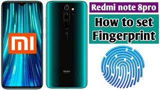 How to set Fingerprint lock Redmi note8pro || MI note8pro set Fingerprint lock||Tadrish info Tech||