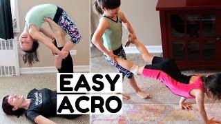 How to Teach Your Child Simple Gymnastics Skills at Home | Easy Acrobatic Gymanstics Skills