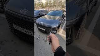 신형 그랜져 하이브리드 자동 출차기능 작동 모습