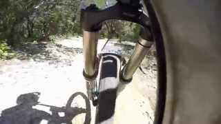 Downhill Mountain Bike - RockShox Totem - Mulch Hill - Austin Texas