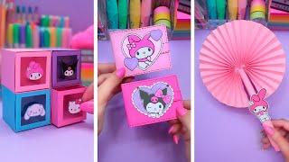 Easy paper craft ideas SANRIO compilation / Paper crafts / Paper DIY / School crafts / Paper tricks