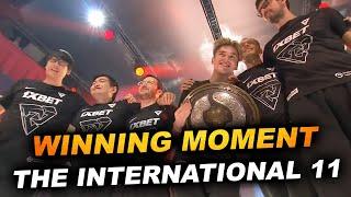 WINNER MOMENT & INTERVIEW on TI11 - The International 2022 Dota 2