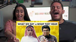 What We Say Vs What They Hear REACTION By Arabs | Misinterpretations | JORDINDIAN