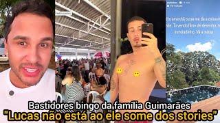 Carlinhos Maia tira domingo pra sumir dos stories enquanto Lucas Guimarães grava bingo da família