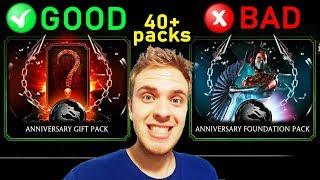 Mortal Kombat Mobile Update 2.1.0. HUGE Anniversary Foundation Pack Opening.