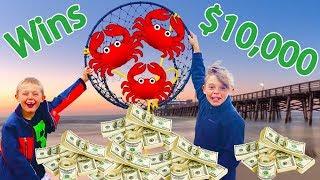 WINNER gets $10,000! Crab Catching Challenge!