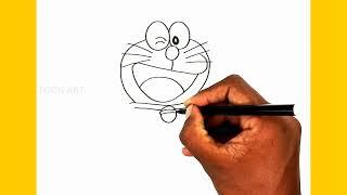 Doraemon cartoon drawing easy - How to draw doraemon cartoon drawing outline easy step by step