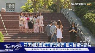 在美國唸書或工作恐夢碎 華人留學生茫然｜TVBS新聞 @TVBSNEWS01