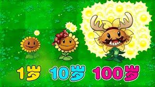 PvZ 2：如果向日葵活到了100岁，会怎样呢？【豆姐说游戏】