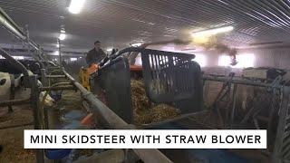 Baumalight Mini Skidsteer with Straw Blower