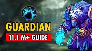 The ONLY Guardian Druid 11.1 M+ Guide You Need